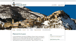 Desktop Screenshot of comune.villalago.aq.it