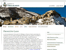 Tablet Screenshot of comune.villalago.aq.it